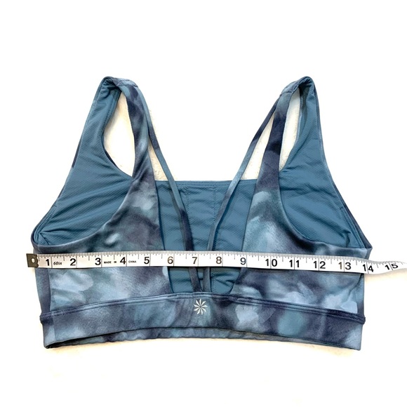 Athleta Exhale Sports Bra - Serene Riviera Blue - Picture 7 of 10